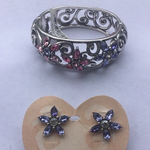 Brighton Garden of Dreams Bracelet & Earrings, NWT